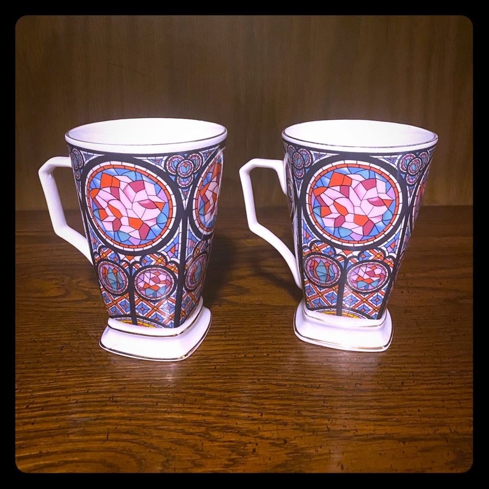 Rose Window Past Times Mugs | Cups